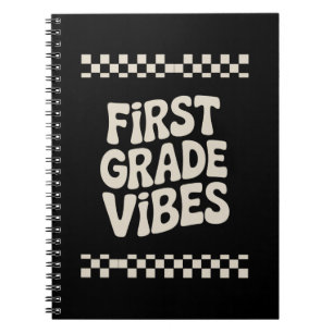 Eerste Dag van de Eerste Klas Sfeer Terug naar Sch Notitieboek
