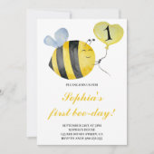 Eerste dag van de eerste verjaardag van de bijenho kaart (Voorkant)