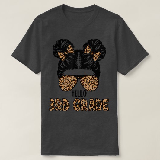 Eerste dag van de Hallo van de derde klas T-shirt (Design voorkant)