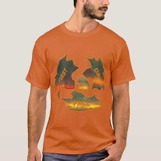 EERSTE DAG VAN DE HERFST T-SHIRT (Voorkant)