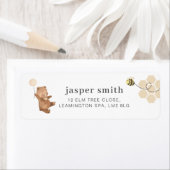 Eerste dag van de honingbijendag Beer Etiket (Insitu)