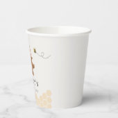 Eerste dag van de honingbijendag Beer Papieren Bekers (Links)