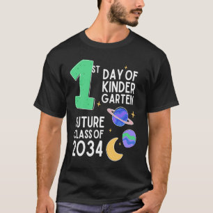 Eerste dag van de kinderdagverblijf in de ruimte 2 t-shirt