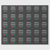 Eerste dag van de Kindergarten, Kinder klasse 2033 Cadeaupapier (Vlak)