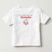 Eerste dag van de Kindergarten Kinder Shirts (Voorkant)