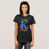 Eerste dag van de Kindergarten Prek Squad Team Kin T-shirt (Voorkant volledig)