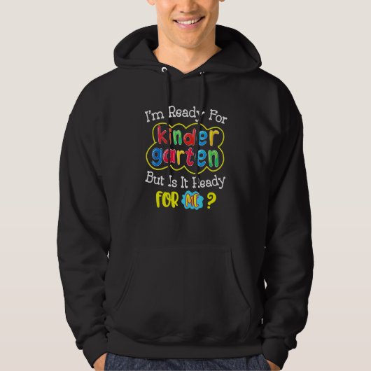 Eerste dag van de kinderopvang naar school 2 hoodie (Voorkant)