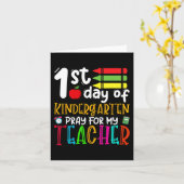 Eerste dag van de kindertuin voor mijn leraar teru kaart (Gele Bloem)