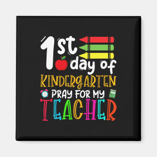 Eerste dag van de kindertuin voor mijn leraar teru magneet