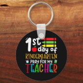 Eerste dag van de kindertuin voor mijn leraar teru sleutelhanger (Voorkant)