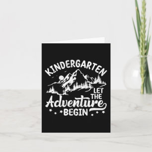 Eerste dag van de kleuterschool 1e dag van de scho kaart