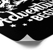 Eerste dag van de kleuterschool 1e dag van de scho poster (Hoek)