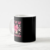 Eerste dag van de kleuterschool Coquette strik pot Koffiemok (Voorkant links)