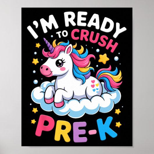 Eerste dag van de kleuterschool Ik ben klaar om de Poster (Voorkant)