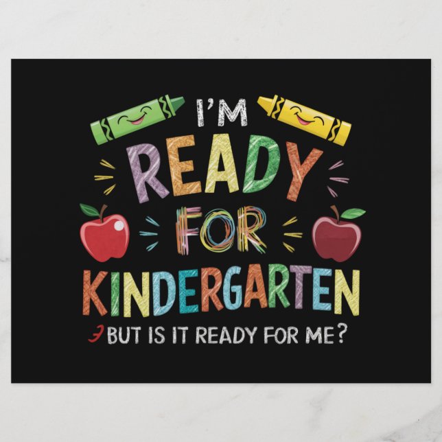 Eerste dag van de kleuterschool leuk terug naar sc briefhoofd (Voorkant)