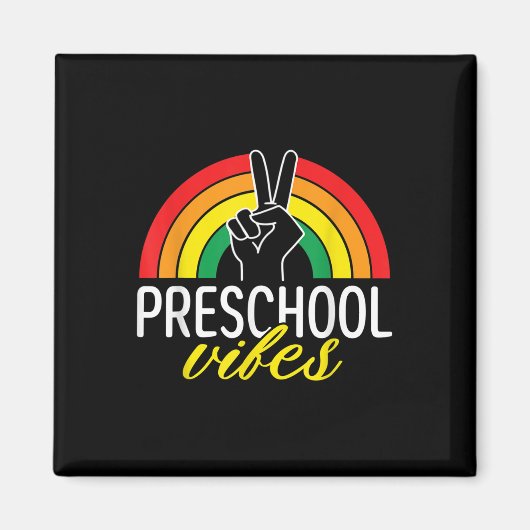 Eerste Dag Van De Kleuterschool Sfeer Terug Naar S Magneet (Voorkant)