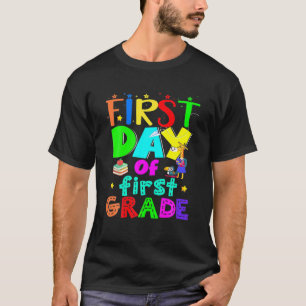 Eerste dag van de leerkracht van de eerste klas t-shirt