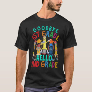 Eerste dag van de leerling-leraar afscheid 1e G T-shirt