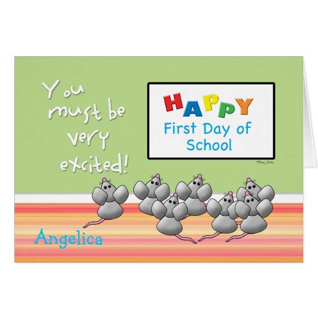 Eerste dag van de leermuizen en het SMART-bestuur (Voorkant Horizontaal)