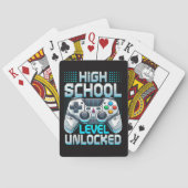 Eerste Dag Van De Middelbare School Niveau Ontgren Pokerkaarten (Achterkant)