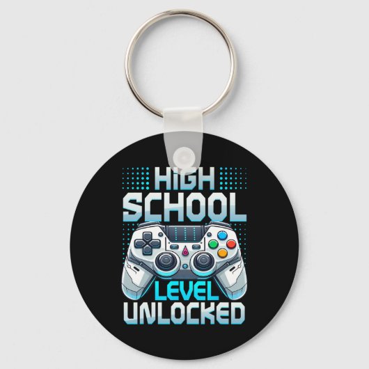 Eerste dag van de middelbare school Niveau ontgren Sleutelhanger (Voorkant)