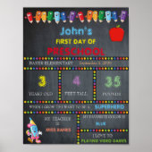 Eerste dag van de PRESCHOOL-gebarentaal, EERSTE GR Poster (Voorkant)