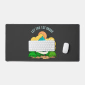 Eerste dag van de school 1e klas leraar waardering bureaumat (Keyboard & Muis)