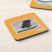 Eerste dag van de school bier onderzetter (Linkerzijde)