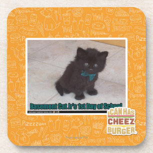 Eerste dag van de school bier onderzetter