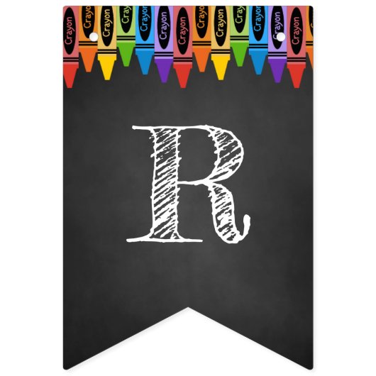 Eerste dag van de school Bunting Banner (Derde vlag)