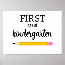 Eerste dag van de School Custom School Grade