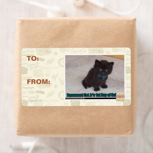 Eerste dag van de school etiket (Insitu)