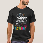 Eerste dag van de school leraar student kleutersch t-shirt (Voorkant)
