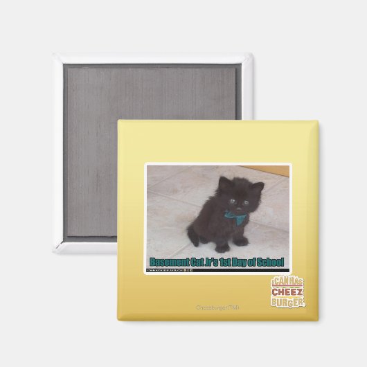 Eerste dag van de school magneet (Voorkant / Achterkant)