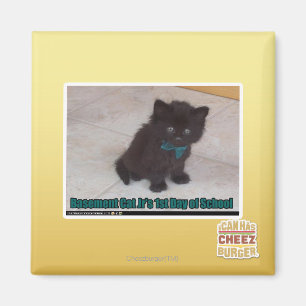 Eerste dag van de school magneet