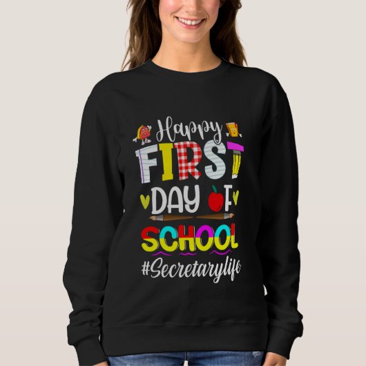 Eerste dag van de school T - shirts voor de secret (Voorkant)
