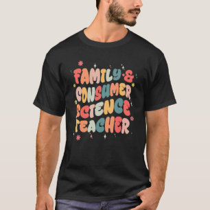 Eerste dag van de schoolfamilie en consumentenwete t-shirt