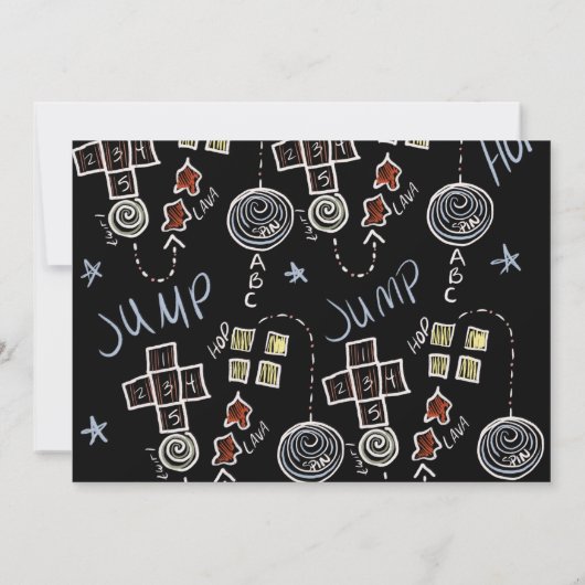 Eerste dag van de Schoolkaakkaakkaart Fotokaart Kaart (Achterkant)