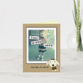 Eerste dag van de Sjabloon van de School voor Uw K (Voorkant)