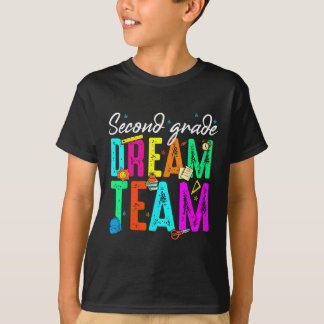 Eerste dag van de tweede klas droomteam terug naar t-shirt