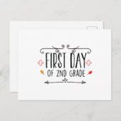 Eerste dag van de tweede rang briefkaart (Voorkant / Achterkant)