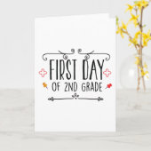 Eerste dag van de tweede rang kaart (Gele Bloem)