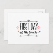 Eerste dag van de vierde graad briefkaart (Voorkant / Achterkant)