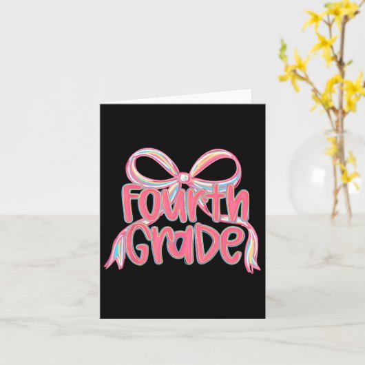 Eerste dag van de vierde klas bloemboeket voor ler kaart (Gele Bloem)