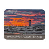 Eerste dag van de zonsondergang van de Herfst Magneet (Horizontaal)