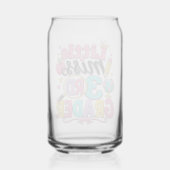 Eerste dag van derde kleine juf 3e klas blikvorm glas (Achterkant)