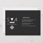 Eerste dag van Forever Movie Poster 5 Foto Bruilof Save The Date (Achterkant)