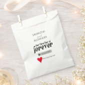 Eerste dag van Forever Movie Poster Hoesje Bruilof Bedankzakje (Geknipt)