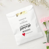 Eerste dag van Forever Movie Poster Hoesje Bruilof Bedankzakje (Gezegeld)