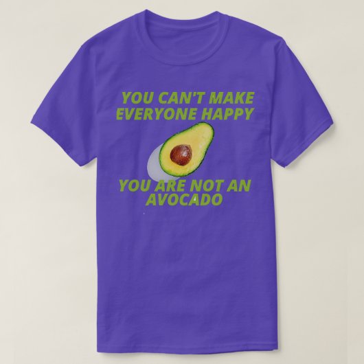 Eerste dag van grappigheid loffelijk Avocado cute T-shirt (Design voorkant)